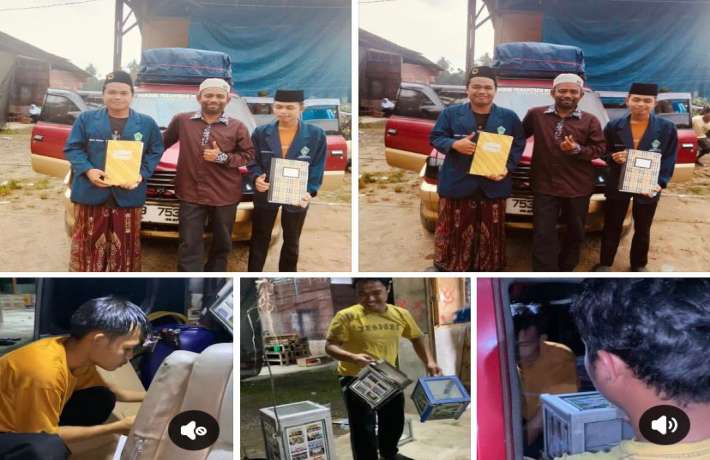 kegiatan rutin 6 bulan sekali yaitu penjemputan dan penyaluran kotak amal ke beberapa daerah.